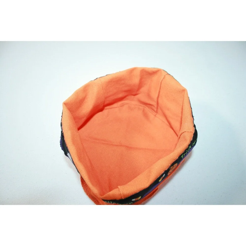 Longaberger 2004 Happy Halloween Basket Liner Orange‎ NEW